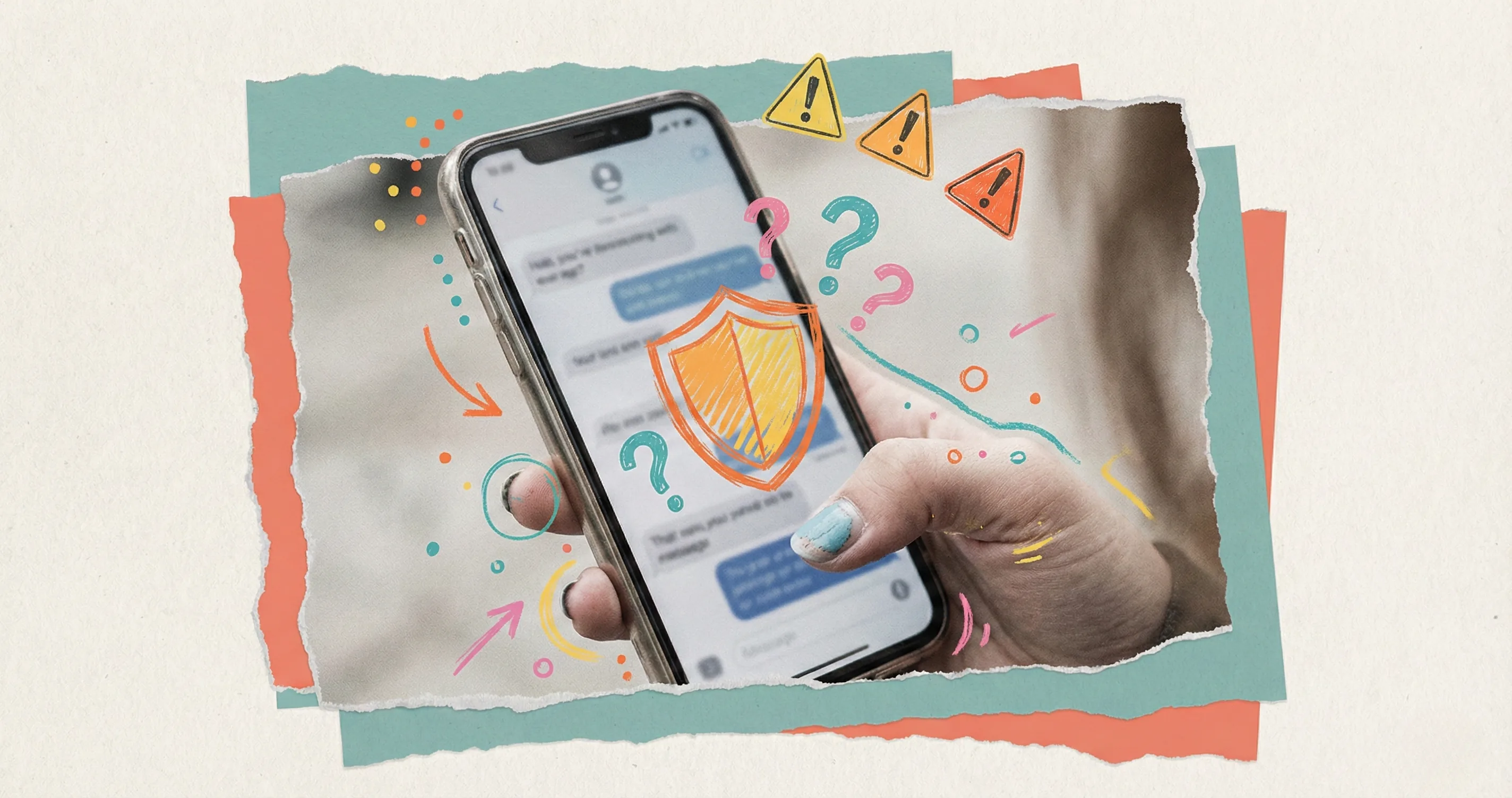 Phone showing Discord app with a shield icon beside it - is discord safe for kids