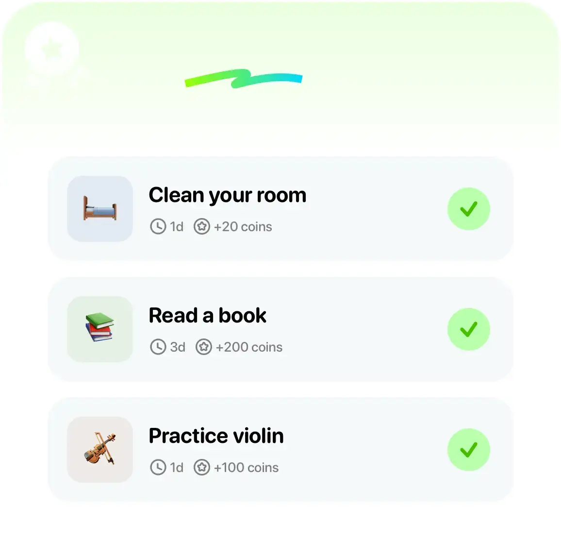 Timily gamified daily routine and chore tracker motivating kids to build positive habits